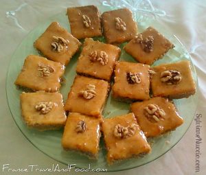 walnut squares carres aux noix recipe