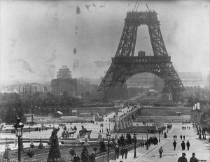 Eiffel Tower under construction 1888