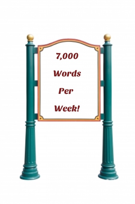 7000 Words In One Week