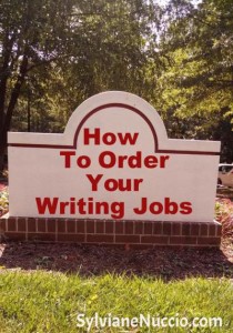 How To Order Your Writing Jobs