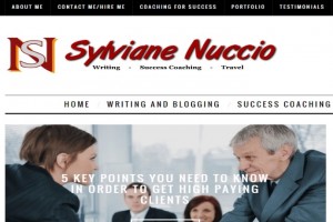 New Sylviane Nuccio Website Design